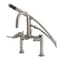 Aqua Vintage AE8408DL Deck Mount Clawfoot Tub Faucet, Brushed Nickel AE8408DL - alternate 1